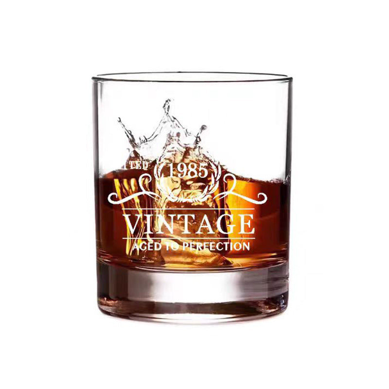 Customized Name Glass Wine Glass Whiskey Foreign Wine Glass