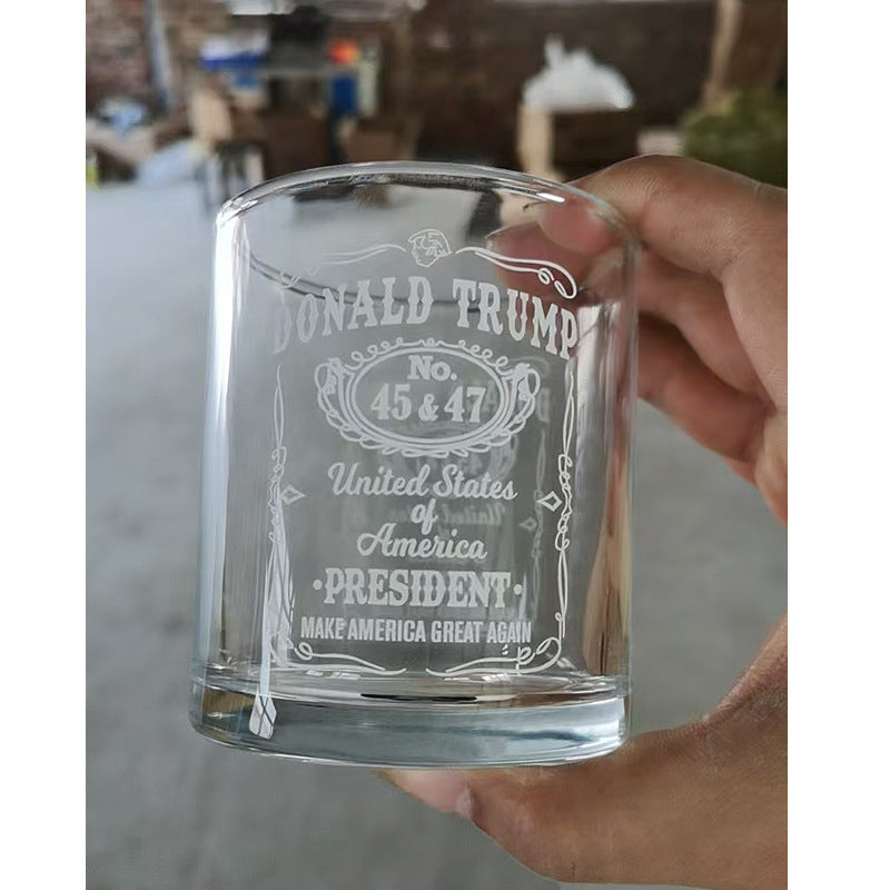 Customized Name Glass Wine Glass Whiskey Foreign Wine Glass