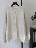 Loose sequined sweater for women